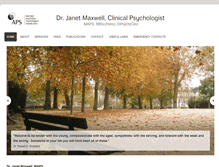 Tablet Screenshot of drjanetmaxwell.com